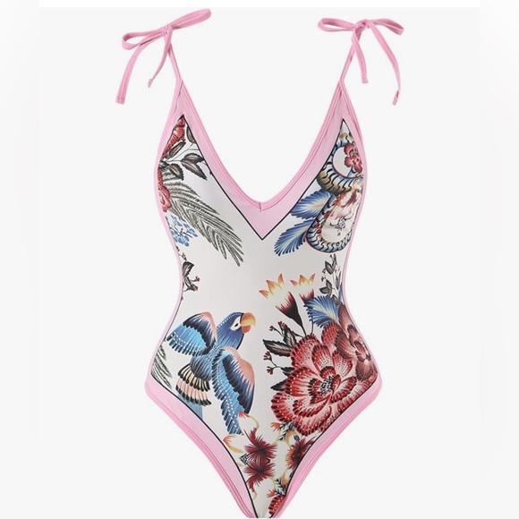 Swim suit with cover up - Picture 3 of 6